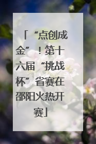 “点创成金”！第十六届“挑战杯”省赛在邵阳火热开赛