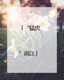 “猛虎”闹江