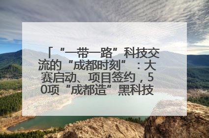 “一带一路”科技交流的“成都时刻”：大赛启动、项目签约，50项“成都造”黑科技吸引多国客商