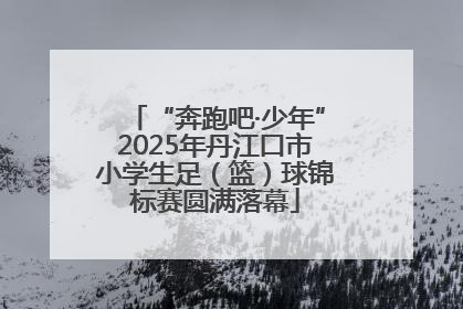 “奔跑吧·少年”2025年丹江口市小学生足（篮）球锦标赛圆满落幕