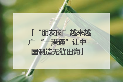 “朋友圈”越来越广 “一港通”让中国制造无缝出海