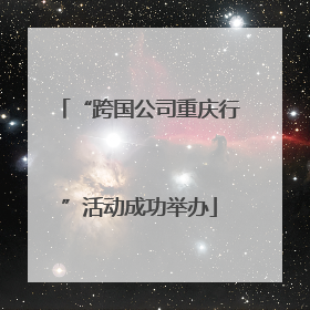 “跨国公司重庆行”活动成功举办