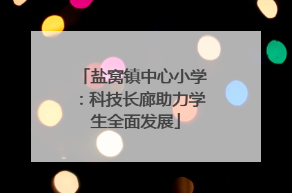 盐窝镇中心小学：科技长廊助力学生全面发展