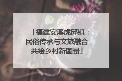 福建安溪虎邱镇：民俗传承与文旅融合共绘乡村新图景