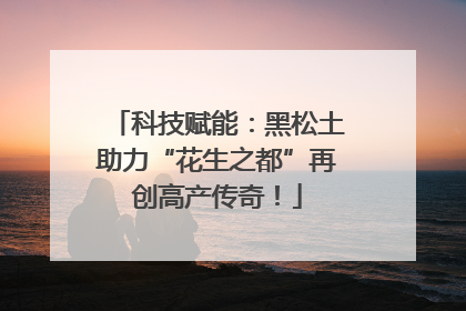 科技赋能：黑松土助力“花生之都”再创高产传奇！