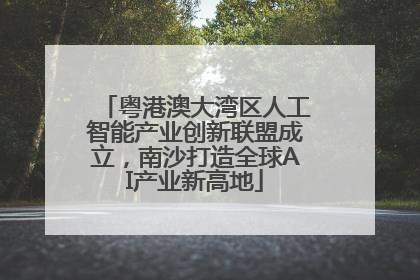 粤港澳大湾区人工智能产业创新联盟成立，南沙打造全球AI产业新高地