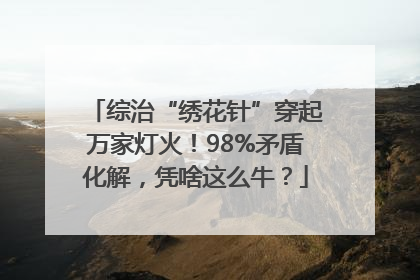综治“绣花针”穿起万家灯火！98%矛盾化解，凭啥这么牛？