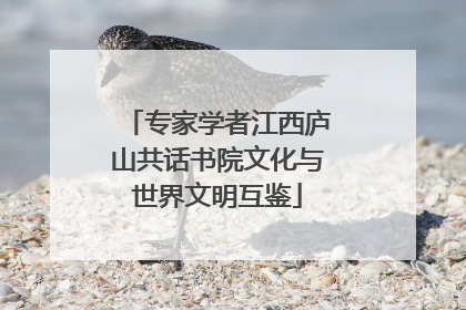 专家学者江西庐山共话书院文化与世界文明互鉴