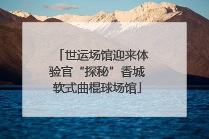 世运场馆迎来体验官“探秘”香城软式曲棍球场馆