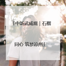 中新武威观｜石榴同心 筑梦凉州
