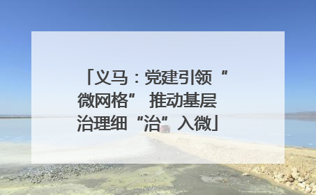 义马：党建引领“微网格” 推动基层治理细“治”入微