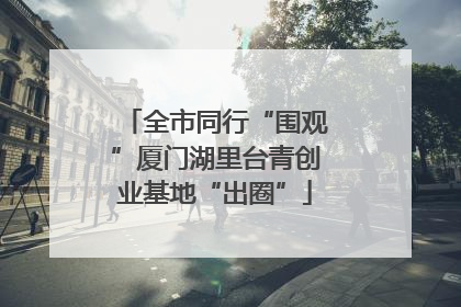全市同行“围观”厦门湖里台青创业基地“出圈”