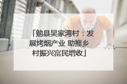 勉县吴家湾村：发展烤烟产业 助推乡村振兴富民增收