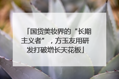 国货美妆界的“长期主义者”，方玉友用研发打破增长天花板
