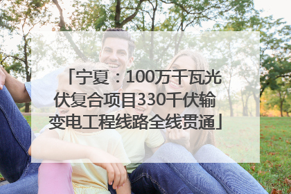 宁夏：100万千瓦光伏复合项目330千伏输变电工程线路全线贯通