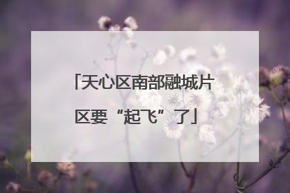 天心区南部融城片区要“起飞”了