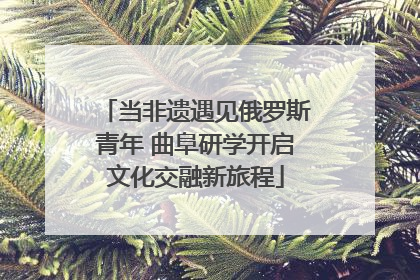 当非遗遇见俄罗斯青年 曲阜研学开启文化交融新旅程