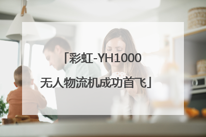 彩虹-YH1000无人物流机成功首飞