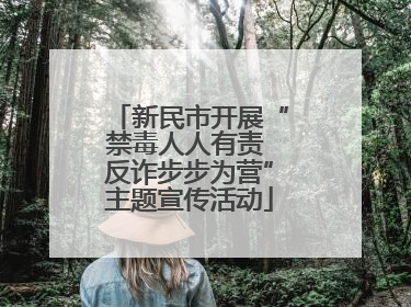 新民市开展“禁毒人人有责 反诈步步为营”主题宣传活动