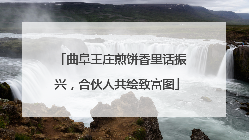 曲阜王庄煎饼香里话振兴，合伙人共绘致富图