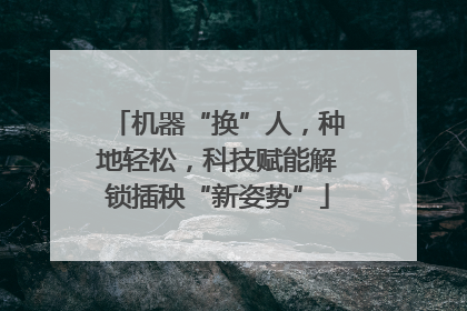机器“换”人，种地轻松，科技赋能解锁插秧“新姿势”