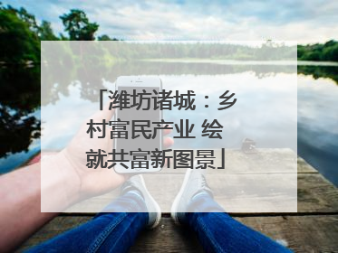 潍坊诸城：乡村富民产业 绘就共富新图景