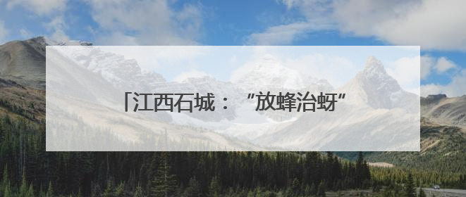 江西石城：“放蜂治蚜”助力绿色防控与农业发展
