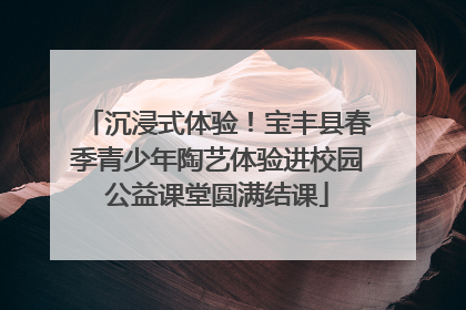 沉浸式体验！宝丰县春季青少年陶艺体验进校园公益课堂圆满结课