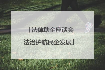 法律助企座谈会 法治护航民企发展