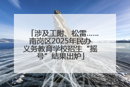 涉及工附、松雷……南岗区2025年民办义务教育学校招生“摇号”结果出炉