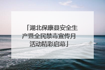 湖北保康县安全生产暨全民禁毒宣传月活动精彩启幕