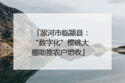 漯河市临颍县：“数字化”樱桃大棚助推农户增收