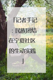 记者手记：民族团结在宁夏社区的生动实践