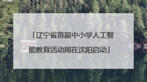 辽宁省首届中小学人工智能教育活动周在沈阳启动