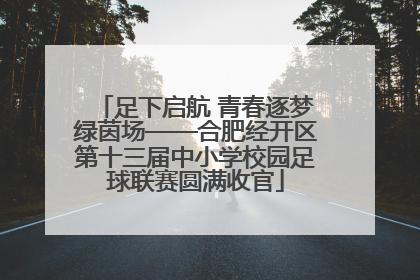 足下启航 青春逐梦绿茵场——合肥经开区第十三届中小学校园足球联赛圆满收官