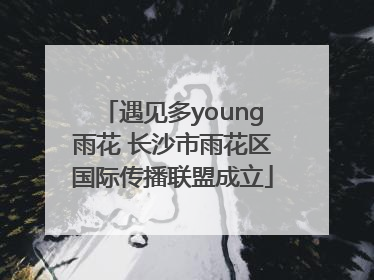 遇见多young雨花 长沙市雨花区国际传播联盟成立