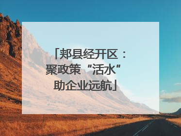郏县经开区：聚政策“活水” 助企业远航