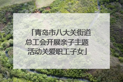 青岛市八大关街道总工会开展亲子主题活动关爱职工子女