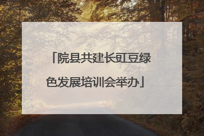 院县共建长豇豆绿色发展培训会举办