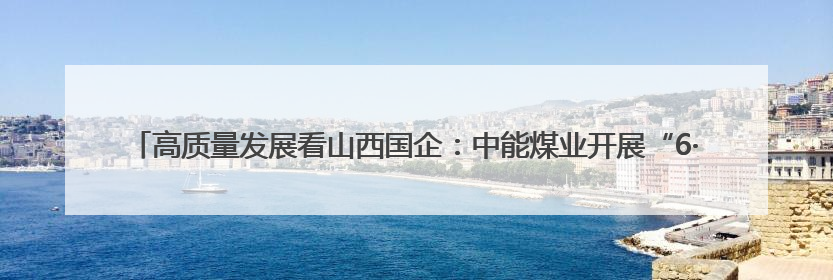 高质量发展看山西国企：中能煤业开展“6·5”世界环境日专题宣传活动 共筑绿色矿山