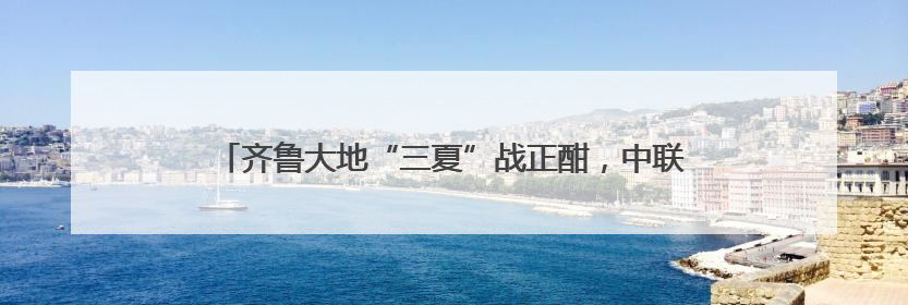 齐鲁大地“三夏”战正酣，中联重科“谷王”机手减损比武夺魁