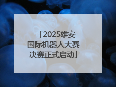 2025雄安国际机器人大赛决赛正式启动