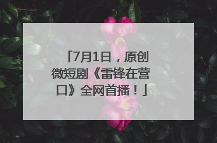 7月1日，原创微短剧《雷锋在营口》全网首播！